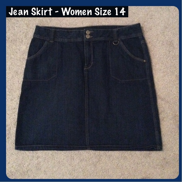 Woman Jean Skirt - Size 14