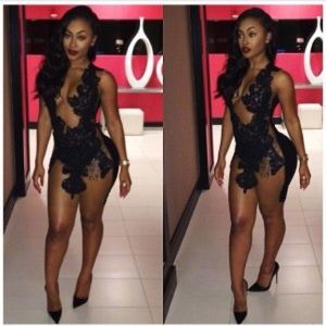 BEAUTIFUL BLACK EMBROIDERY DRESS