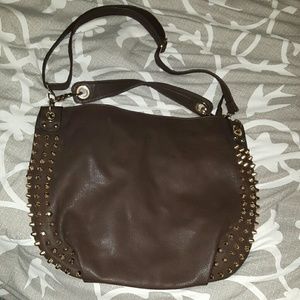 LARGE BOHO STUDDED BAG