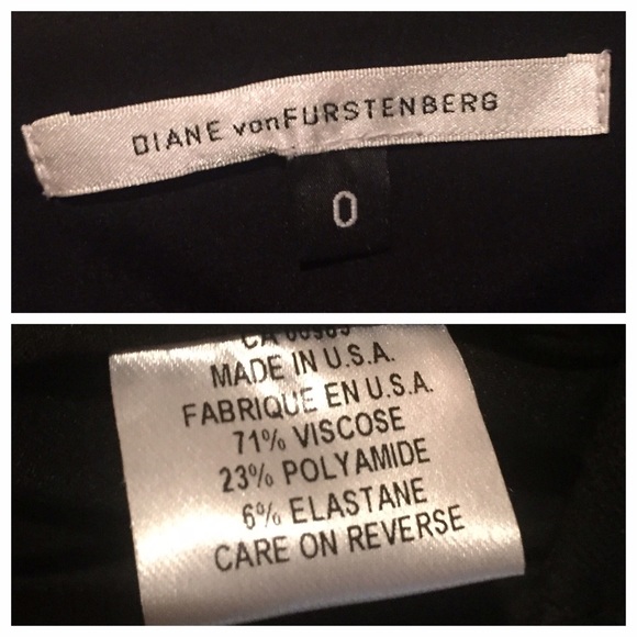 SOLD - Diane von Furstenberg Black Strapless Dress - Picture 4 of 4