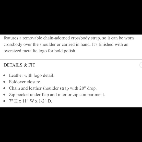 Tory Burch clutch on chain - Picture 4 of 4