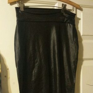PLeather Skirt