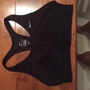 Nike Black Sports Bra SZ Sm