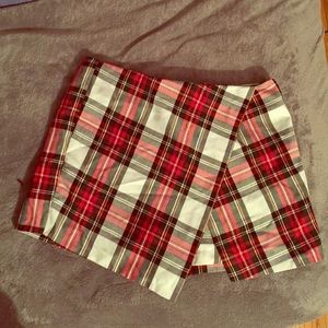 Topshop Plaid Skort
