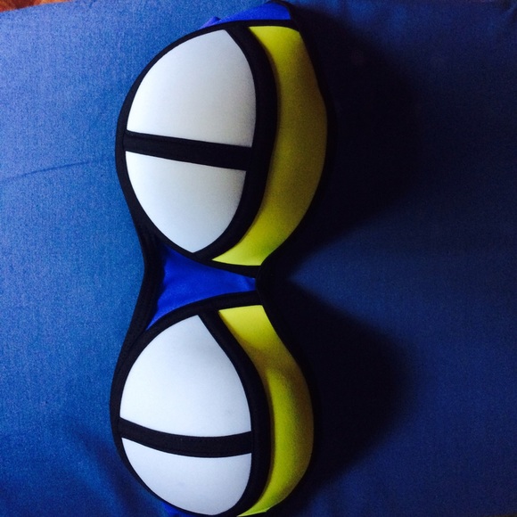 ⚡️END OF SUMMER SALE! bikini top blue/yellow/white