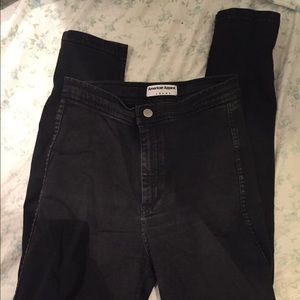 American Apparel High Waisted Jeans