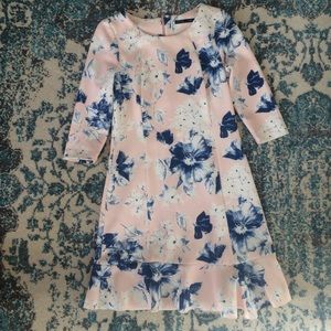 Pink printed Zara dress