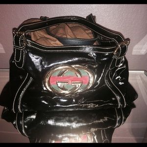 Vintage Gucci Patent Handbag