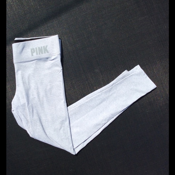 Grey Fleece Lined Yoga Leggings
