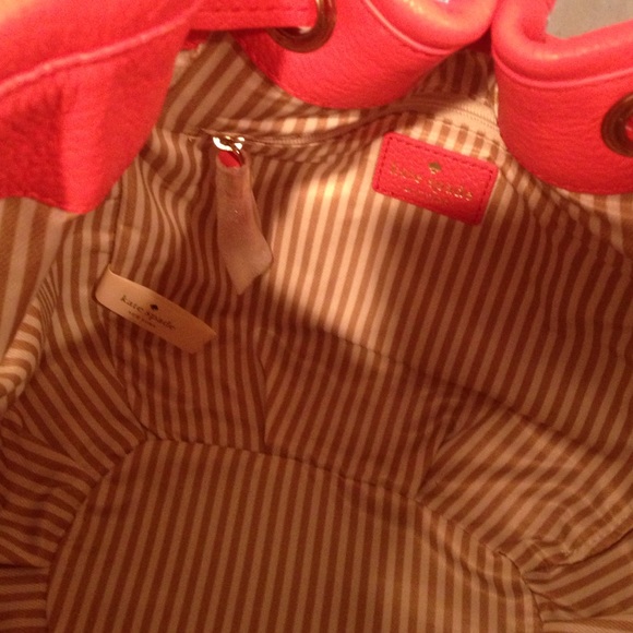 NWT KATE SPADE COBBLE HILL KATIE CORAL BAG PURSE - Picture 4 of 6