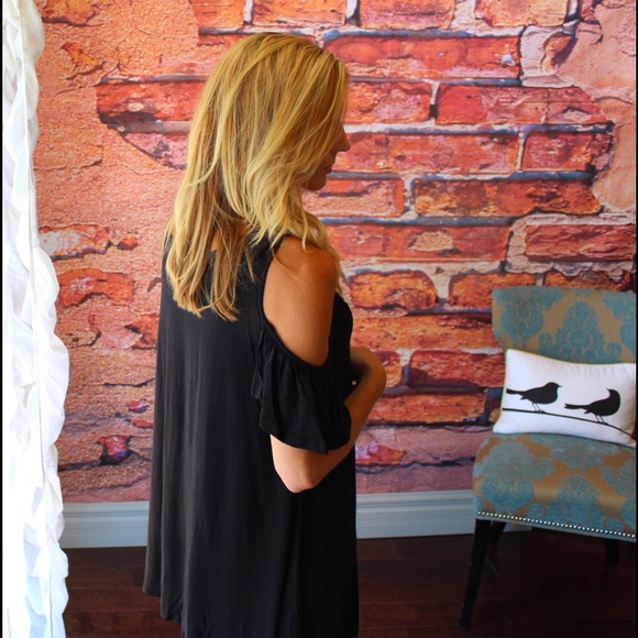Off the shoulder lace combo tunic - Picture 2 of 2