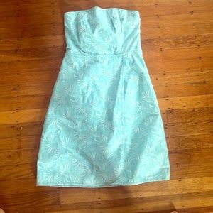 Vineyard Vines Dress Size 2-Strapless Blue