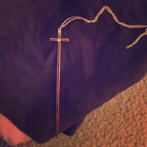 Jennifer Zeuner diamond cross necklace