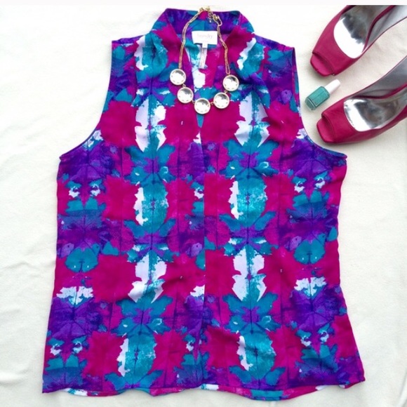 SOLD Multi-Colored Tank - Picture 3 of 4