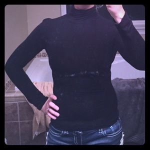 Black Dress Turtleneck