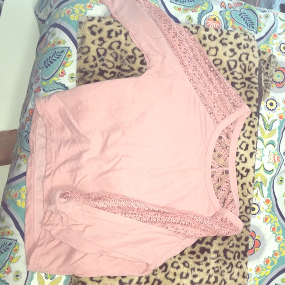 Off pink lace Sweater