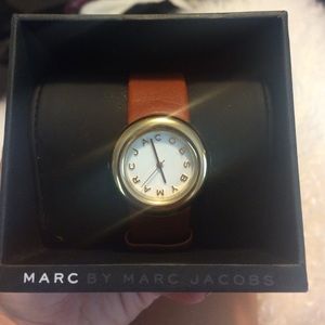 Woman's Marc by Marc Jacobs brown gold watch