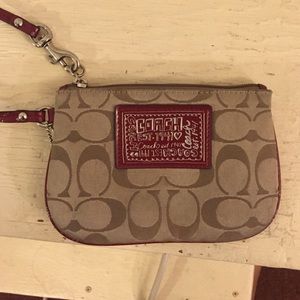 AUTHENTIC Coach Wristlet