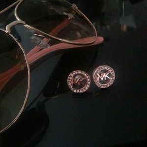 on sale today! rose gold fashion earrings