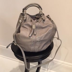 Rebecca Minkoff bucket bag with long strap