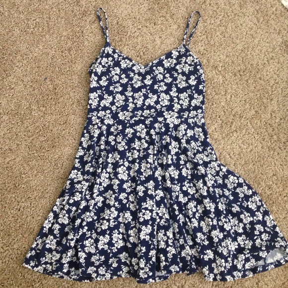 Short floral print dress