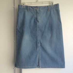 THEORY PENCIL JEAN SKIRT