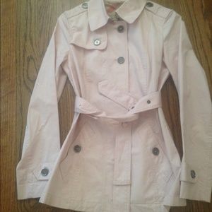Burberry pink coat