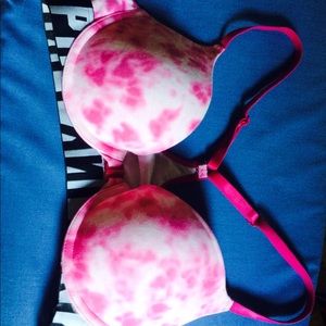 🚫NOT FOR SALE🚫PINK tie-dye bra with front clasp