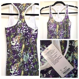 ⬇️🎉nwt lululemon cool racer back floral rare