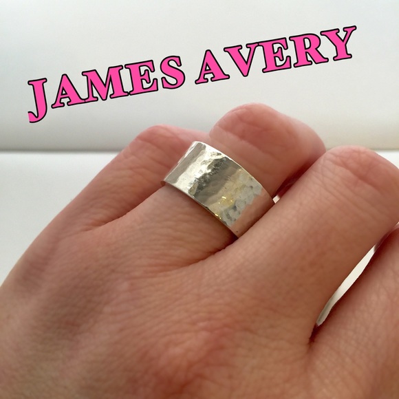 James Avery Jewelry - James Avery Sterling Silver Wide Hammered Band