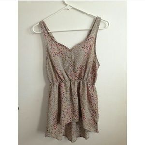 BOGO Free!  Floral Tank