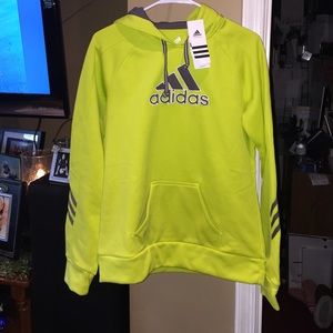 Green Adidas hoodie