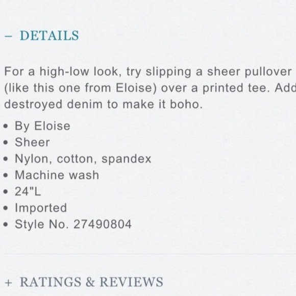 Anthropologie Eloise Brushed Lace Pullover in Navy - Picture 4 of 4