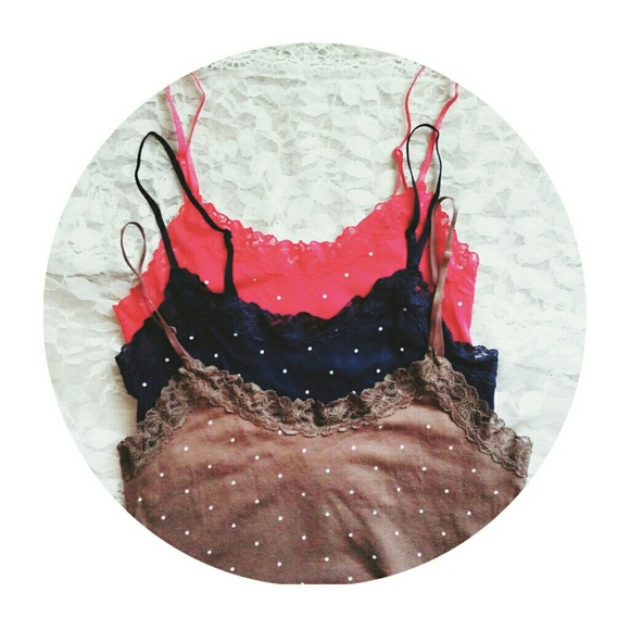 GAP Tops - 💛Lacy Polka Dot Cami Set