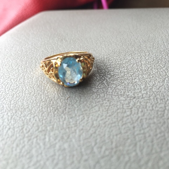 Blue Gem Ring