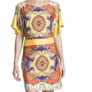 BCBG Maxazria Spring Dolman-Sleeve Kimono Dress