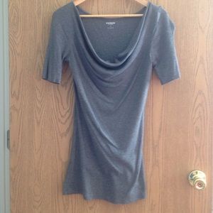 🍁Droopy Neck Tunic Top