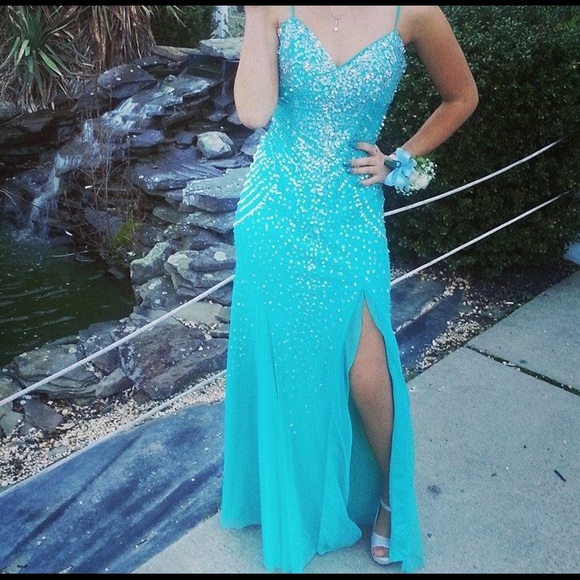 Stunning Blue Prom Dress
