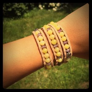 Hand made bohemian wrap bracelet