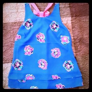 NWT Lilly Pulitzer Maris Top Royce Blue Medium $98