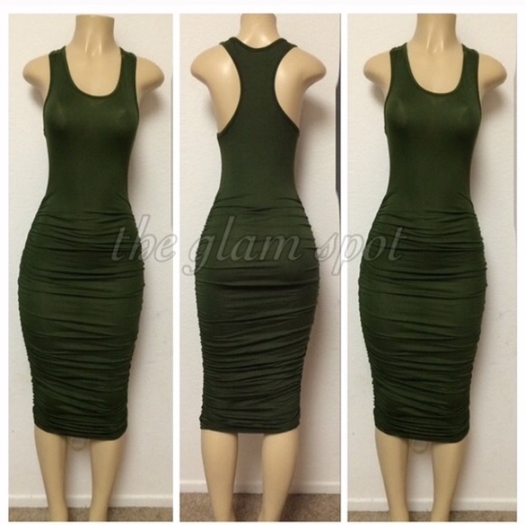 KIM K INSPIRED MIDI DRESS