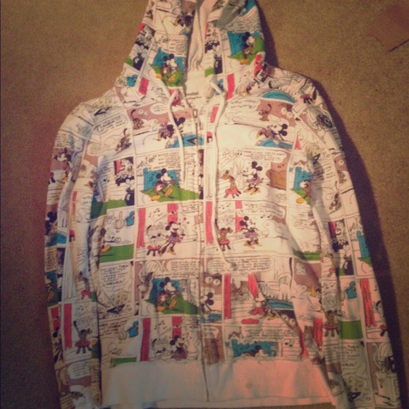Mickey Mouse Zip Up Hoodie