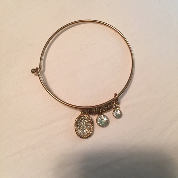 Gold Alex and Ani bangle
