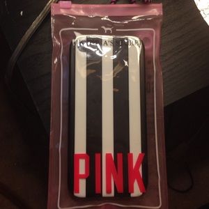 Black / white strip iPhone case 5C