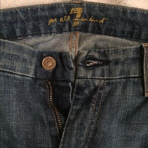 7 FOR ALL MANKIND Blue faded straight Leg Jeans