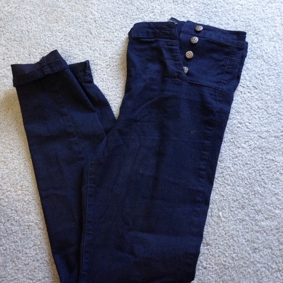 High waist Skinny stretch jeans