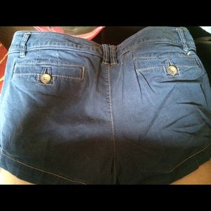 Navy blue american eagle shorts