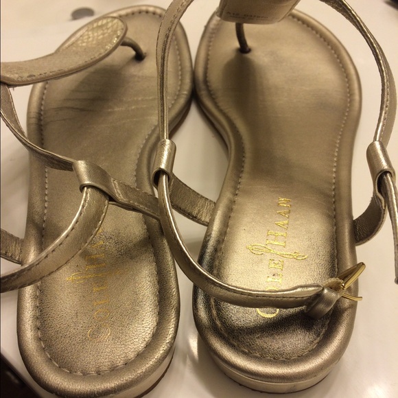 Cole Haan Shoes - Cole Haan gold metallic thong sandal Cole Haan Shoes - Cole Haan gold metallic thong sandal