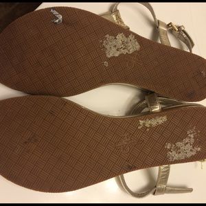 Cole Haan Shoes - Cole Haan gold metallic thong sandal Cole Haan Shoes - Cole Haan gold metallic thong sandal