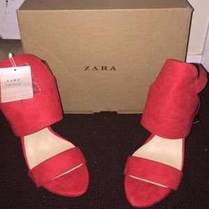(RESELLING) Red Zara Heels